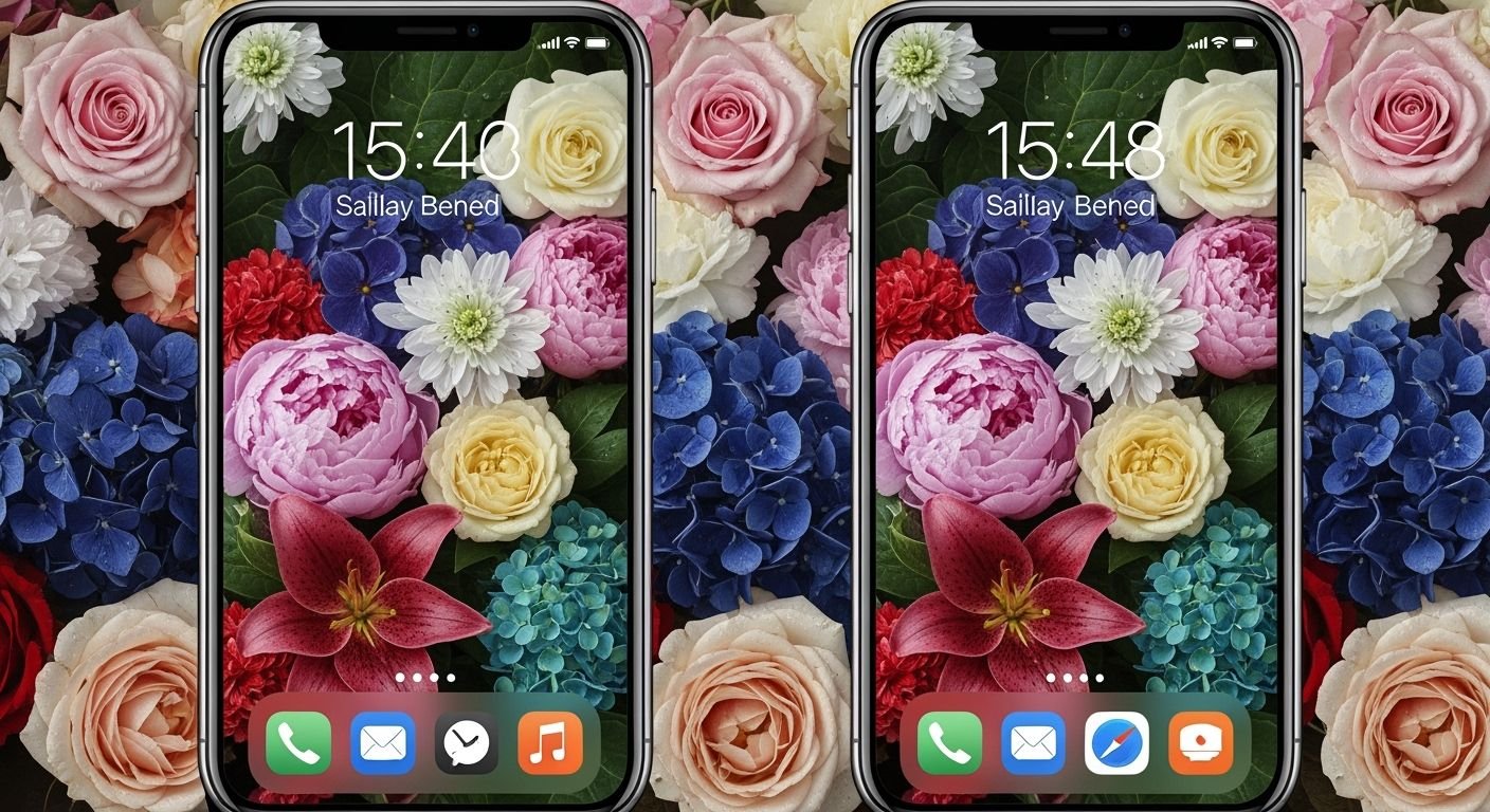 Floral iphone background image 2