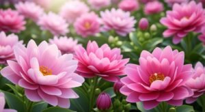 Floral pink background image 3