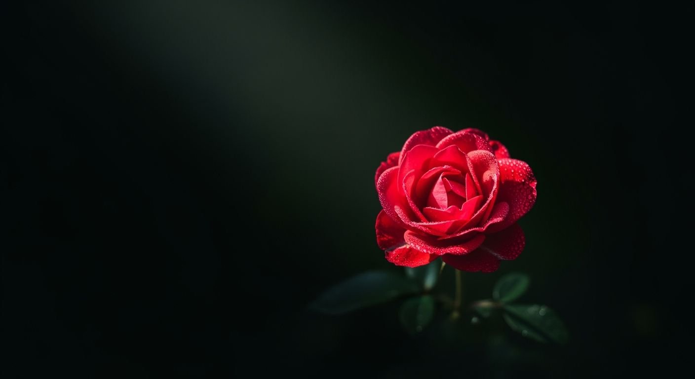 Flower black background image 2