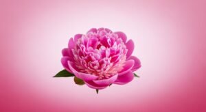 Flower on pink background image 3