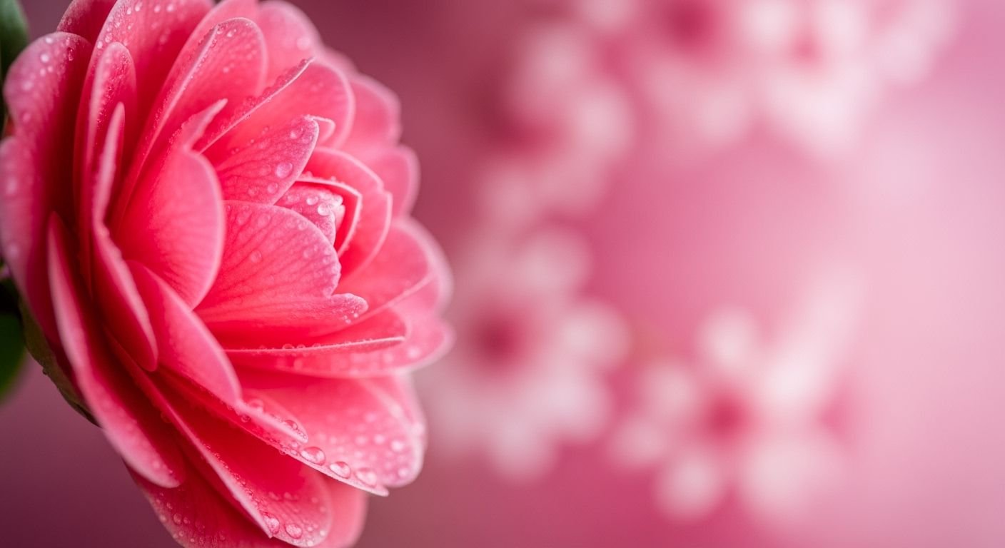 Flower pink background image 4