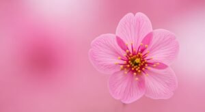 Flower with pink background image 3