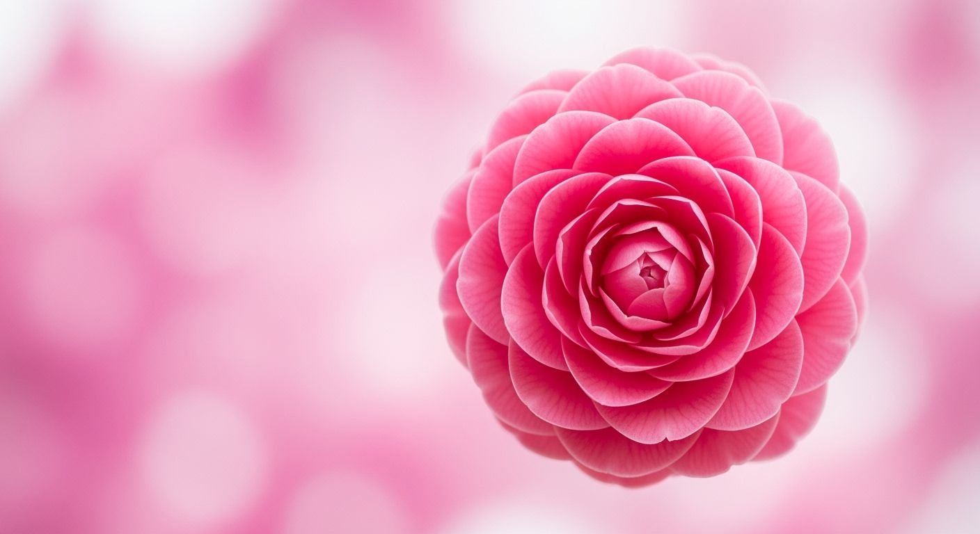 Flower with pink background image 4