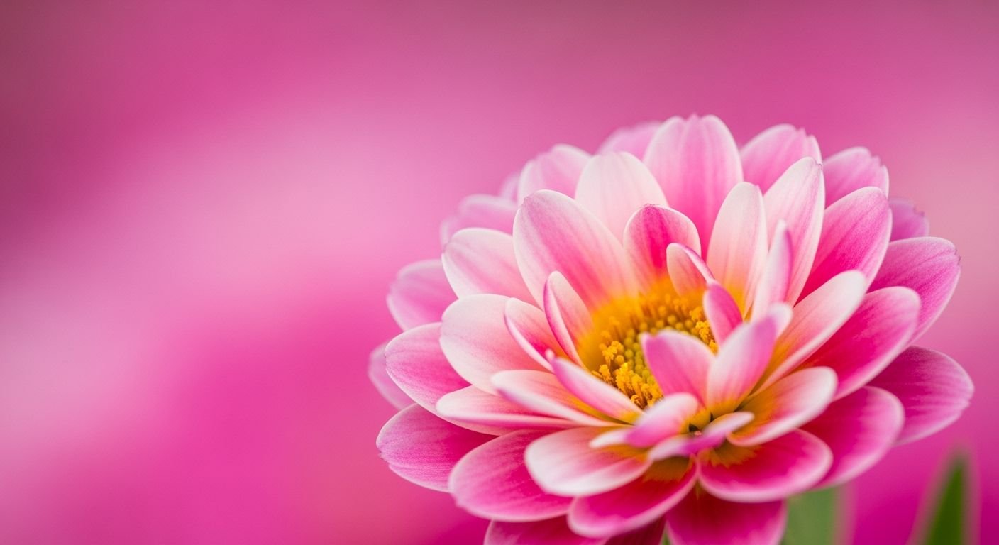 Flower with pink background image