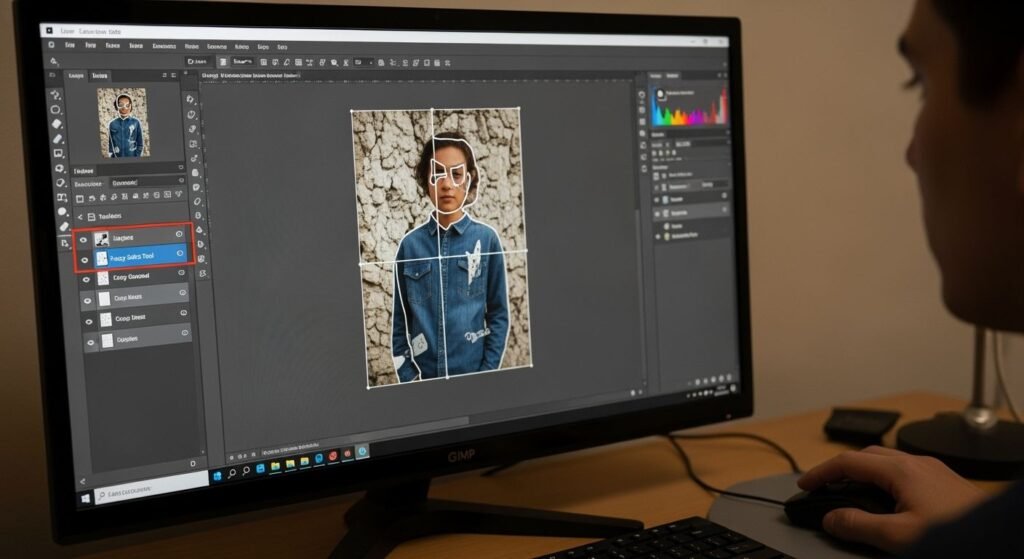 Gimp delete background image
