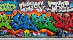Graffiti art background image 2