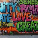 Graffiti art background image 4