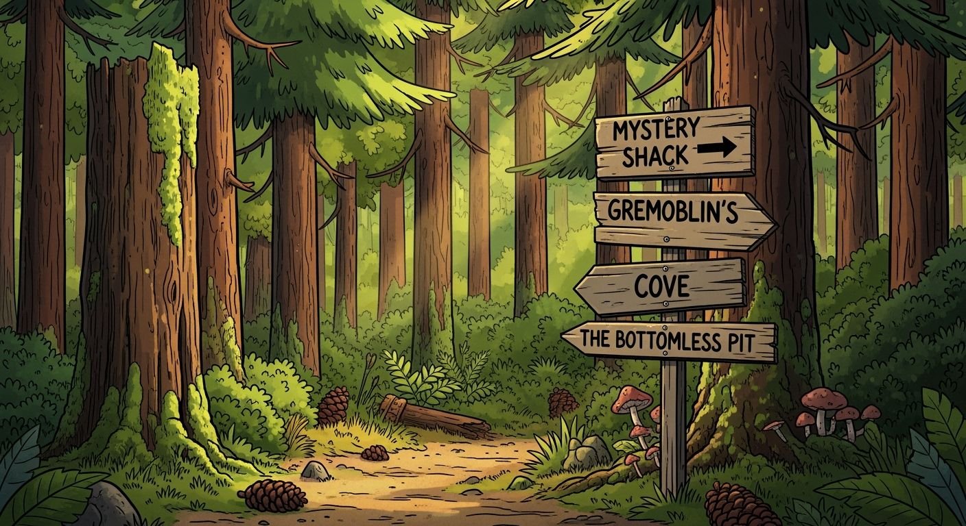Gravity falls background image 10