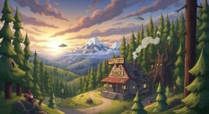 Gravity falls background image 12