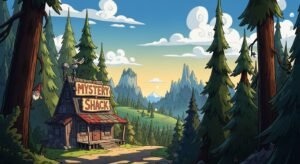 Gravity falls background image 2