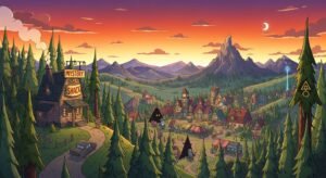 Gravity falls background image 4