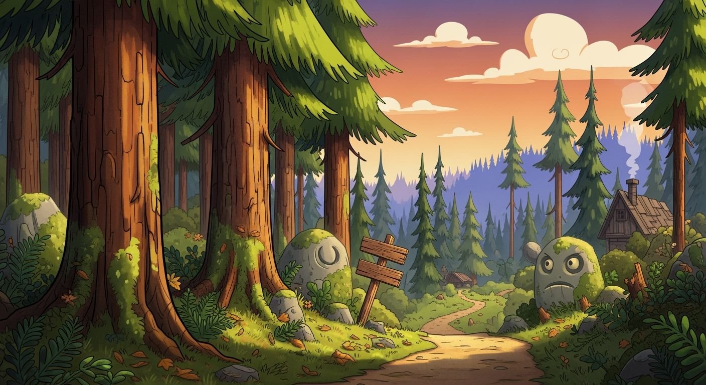 Gravity falls background image 5