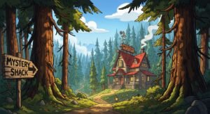 Gravity falls background image 7
