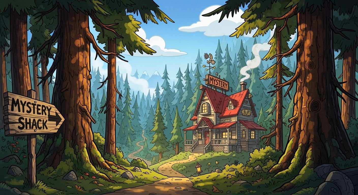 Gravity falls background image 7