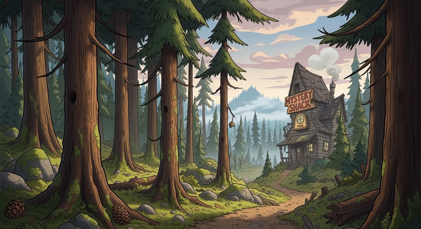 Gravity falls background image 8