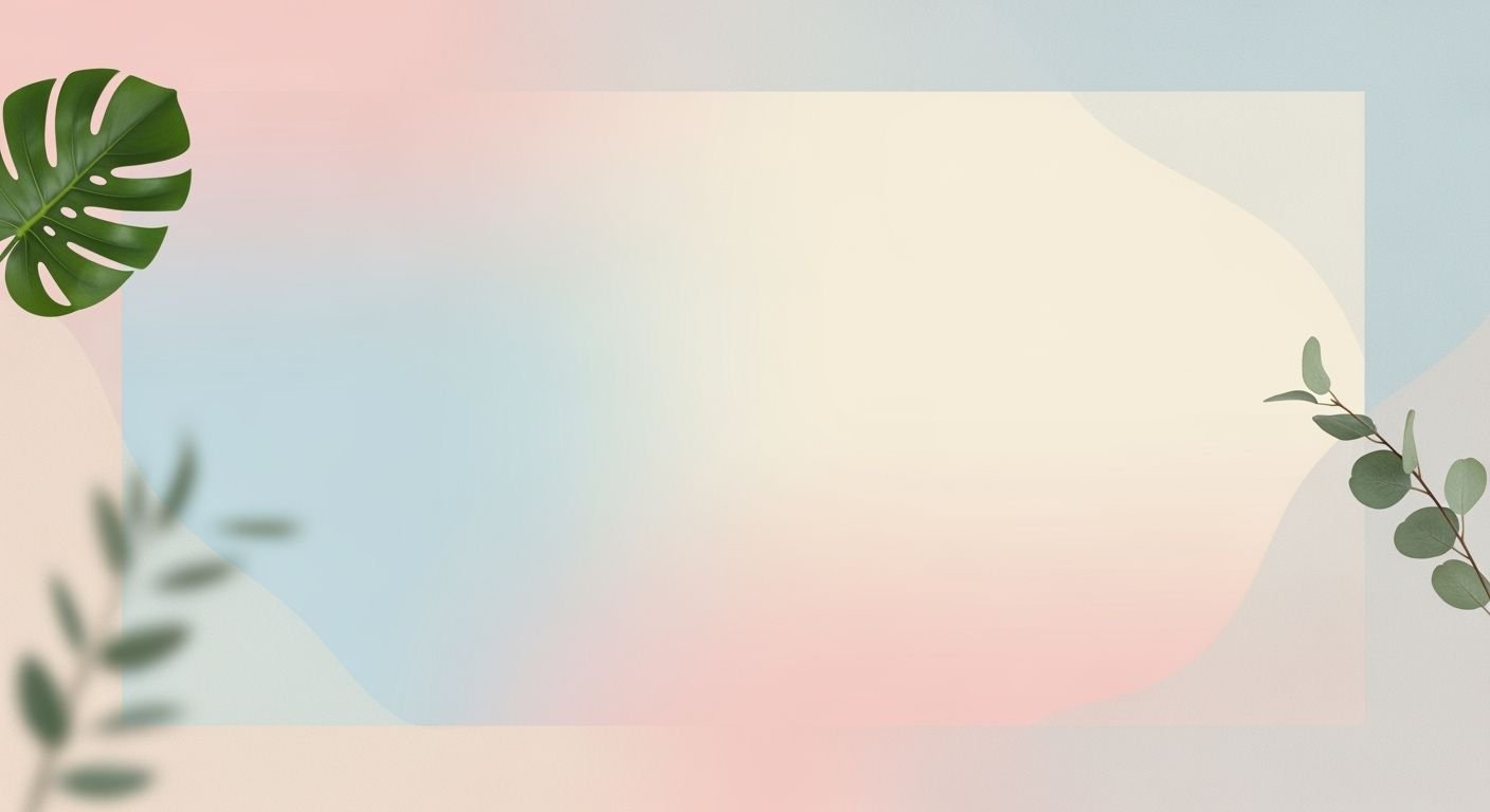 Green leaf on a pink and 10