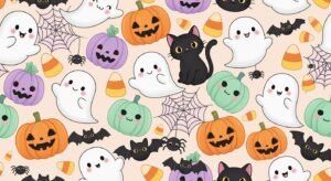 Halloween background cute image 2