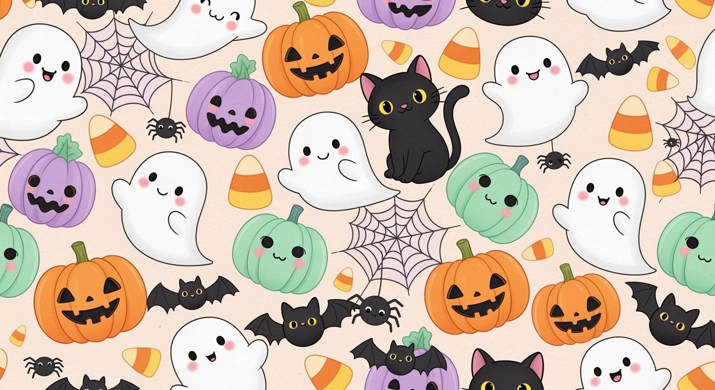 Halloween background cute image 2
