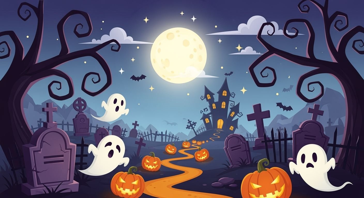 Halloween background cute image 4