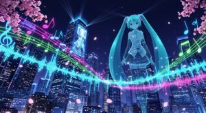 Hatsune miku background image 11