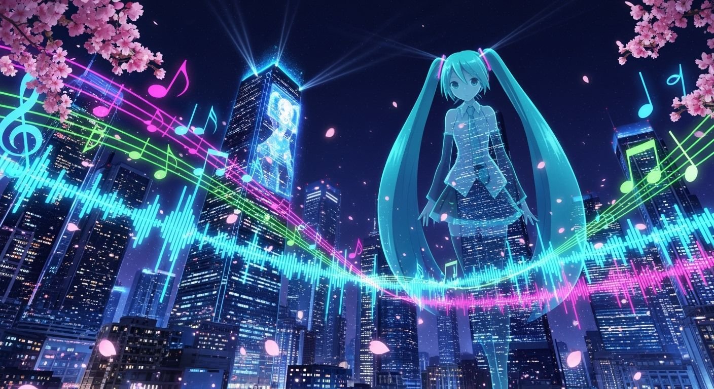 Hatsune miku background image 11