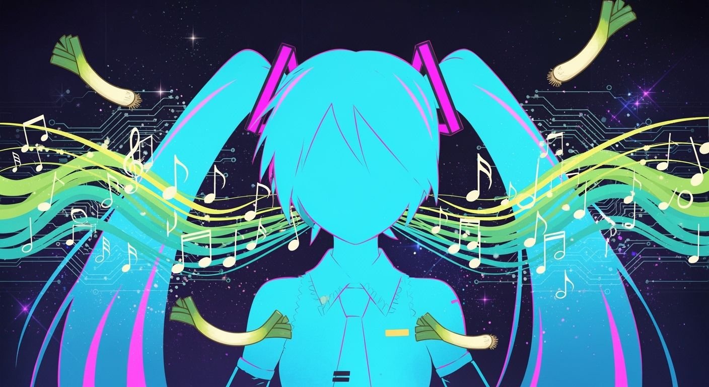 Hatsune miku background image 12