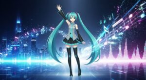 Hatsune miku background image 3