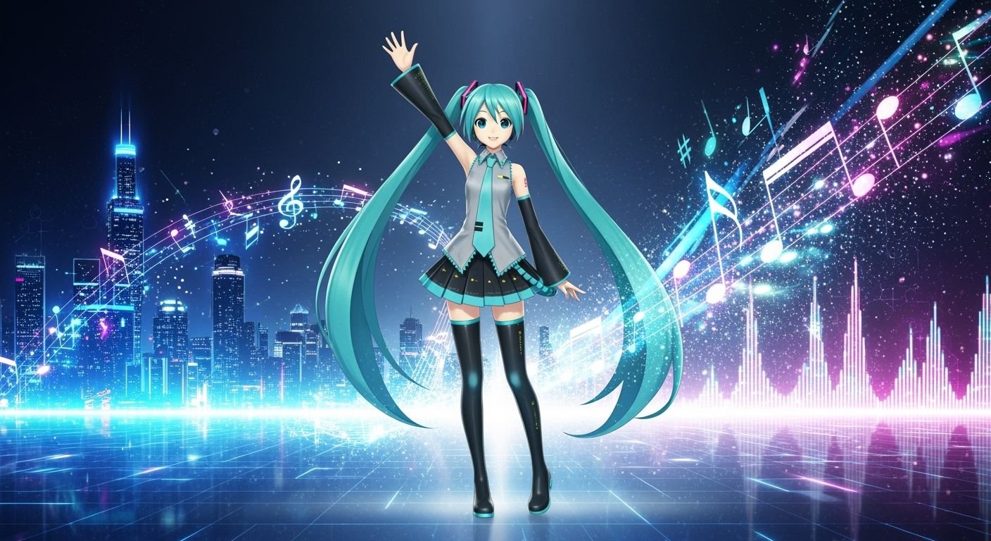 Hatsune miku background image 3