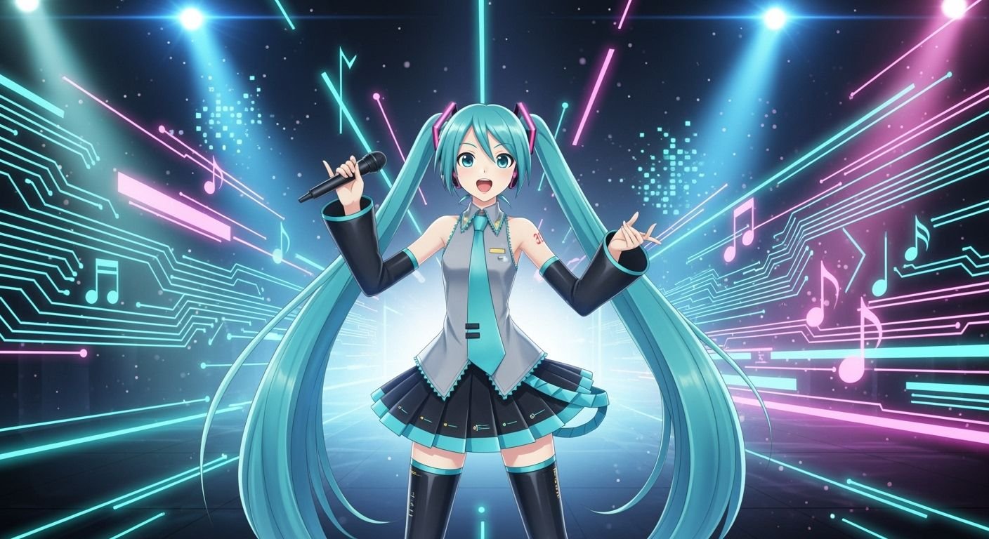 Hatsune miku background image 4