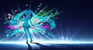 Hatsune miku background image 6