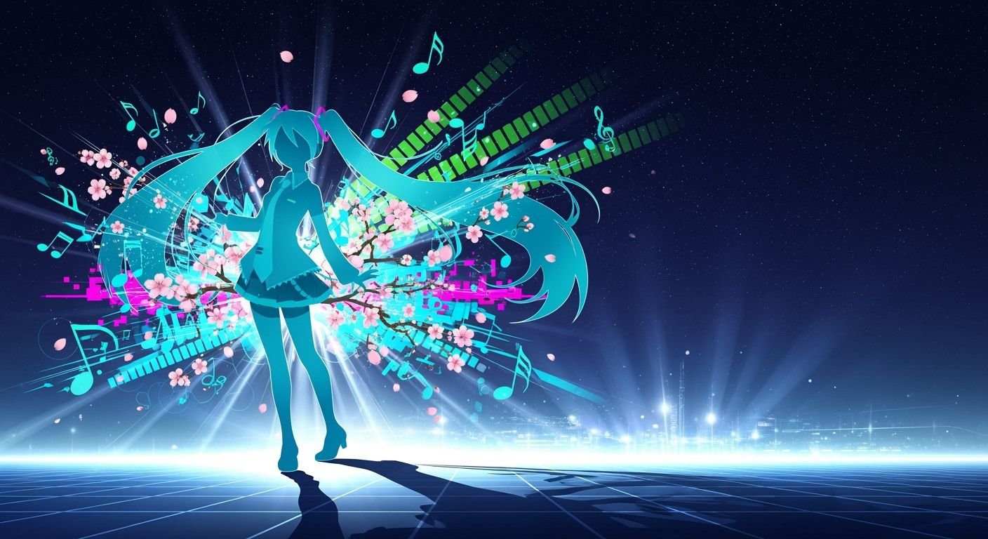 Hatsune miku background image 6