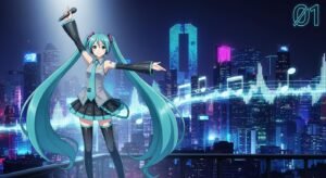 Hatsune miku background image 8