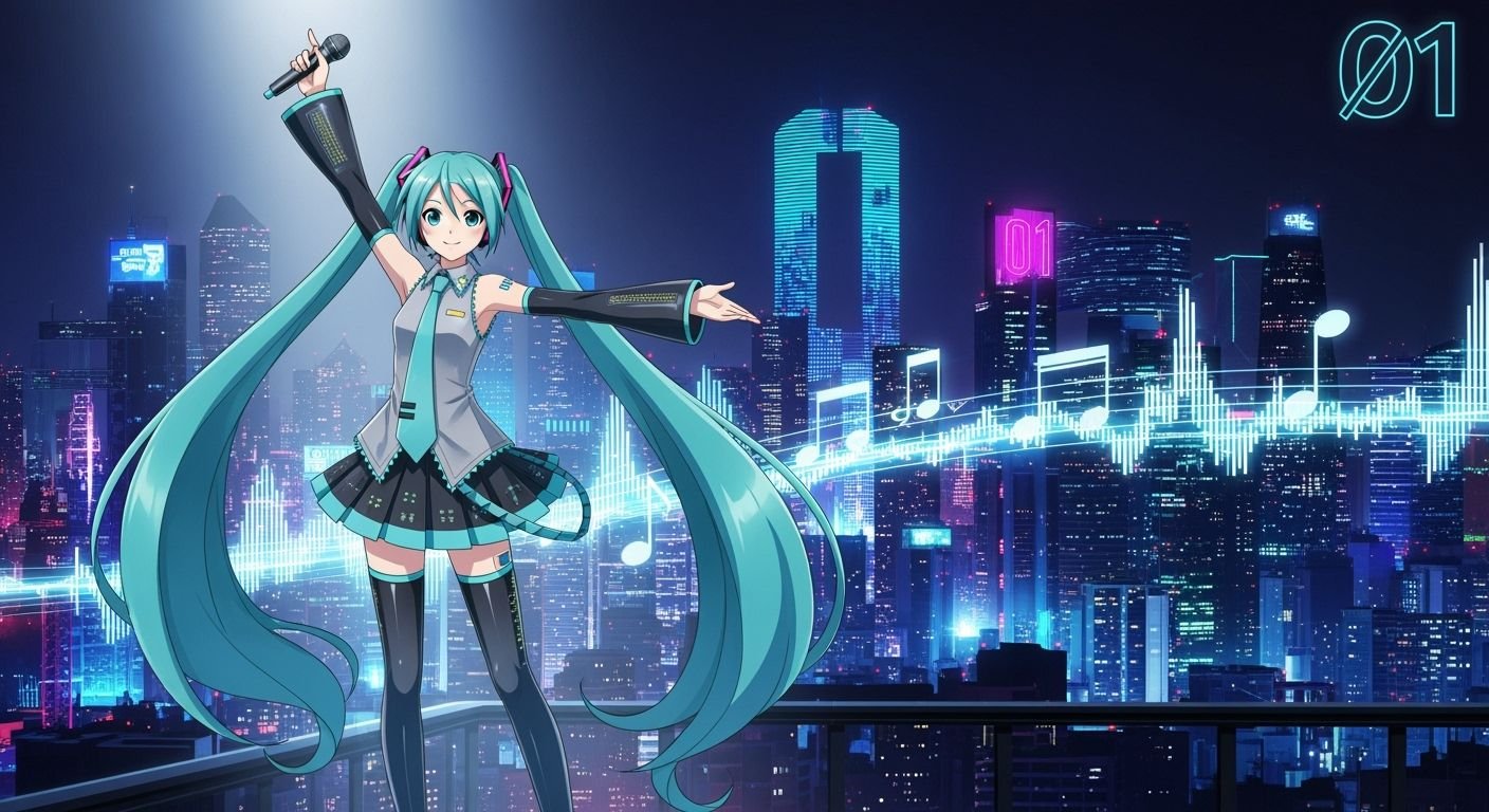 Hatsune miku background image 8