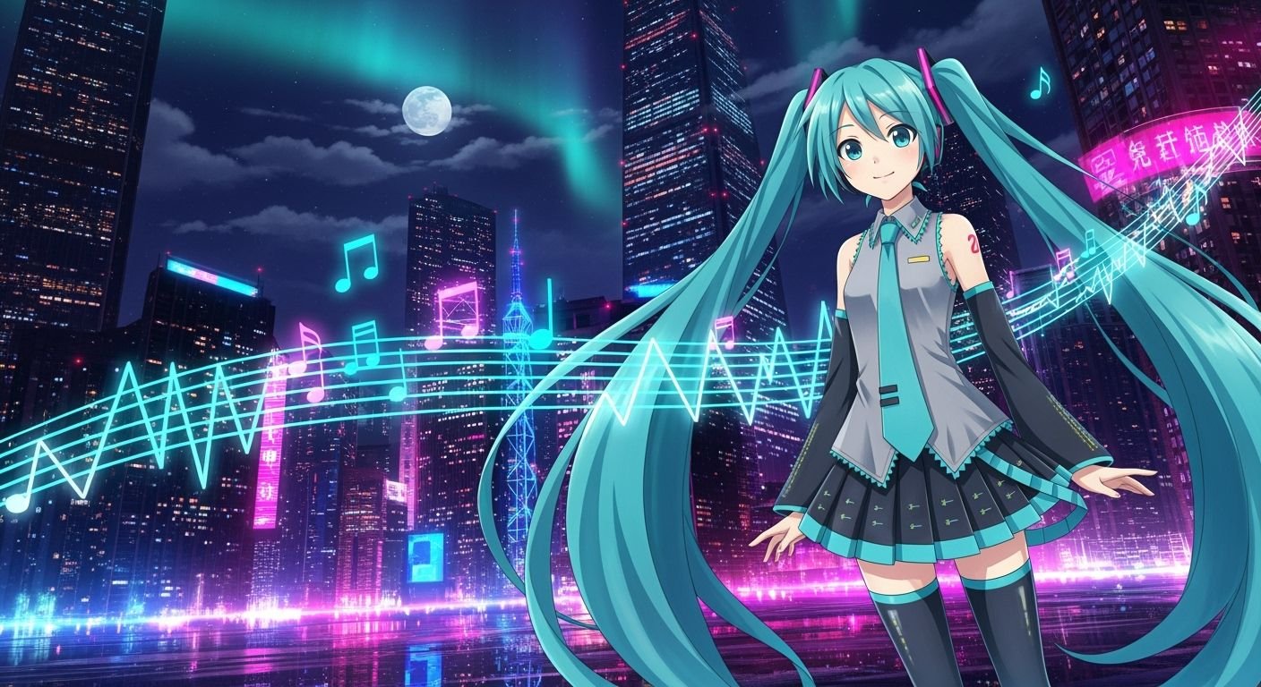 Hatsune miku background image 9