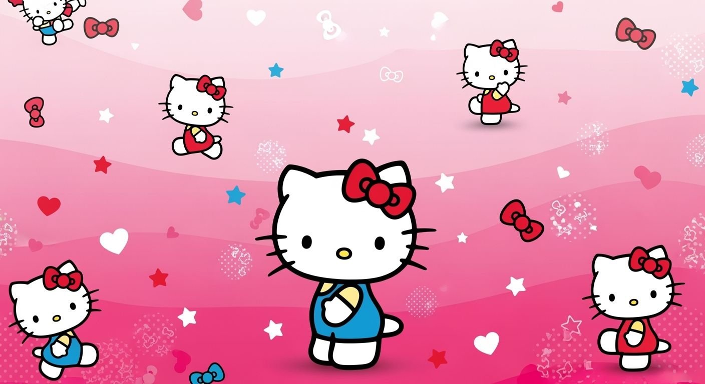 Hello kitty background for iphone image 2