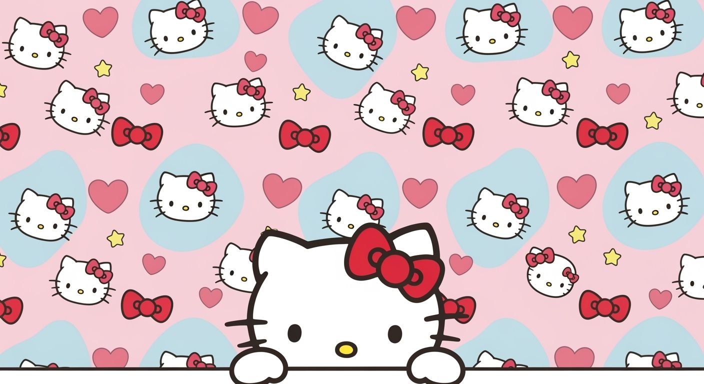 Hello kitty background for iphone image