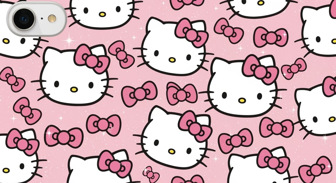 Hello kitty iphone background image 2