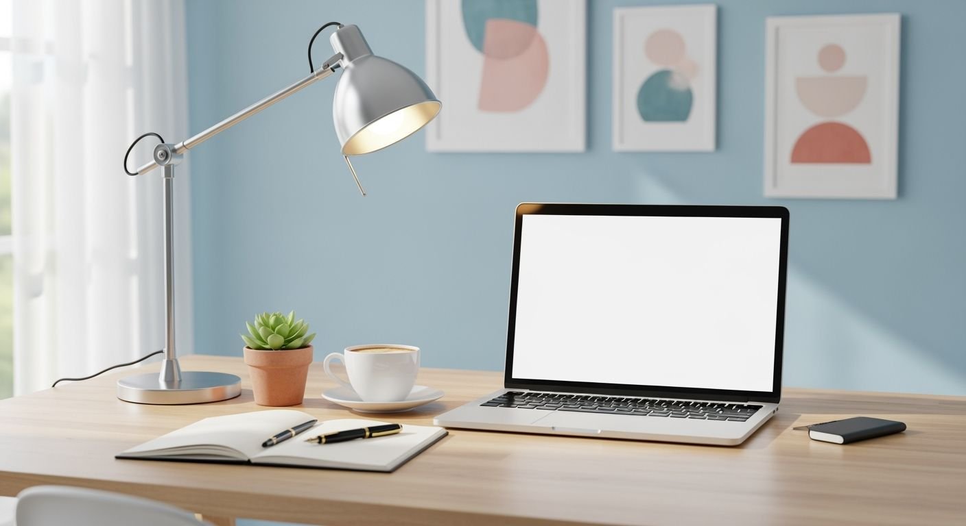 Laptop computer sitting on top of 3