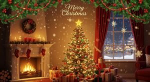 Merry christmas background image 3