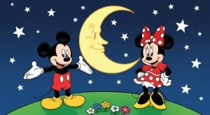 Mickey and minnie mouse background image