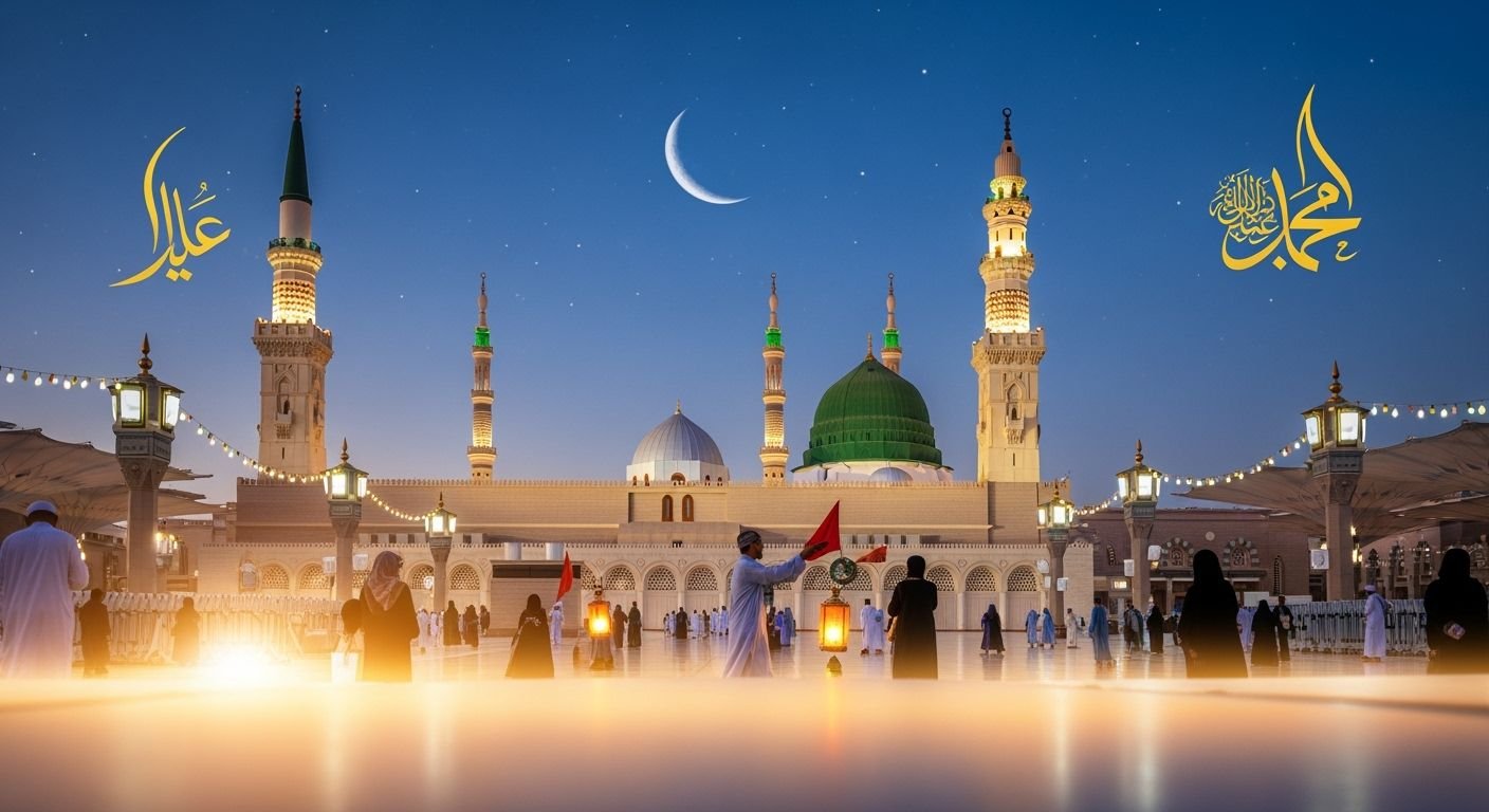 Milad un nabi madina background image 180