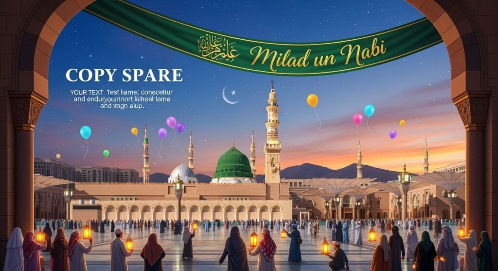 Milad un nabi madina background image 190