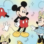 Minnie and mickey mouse background image