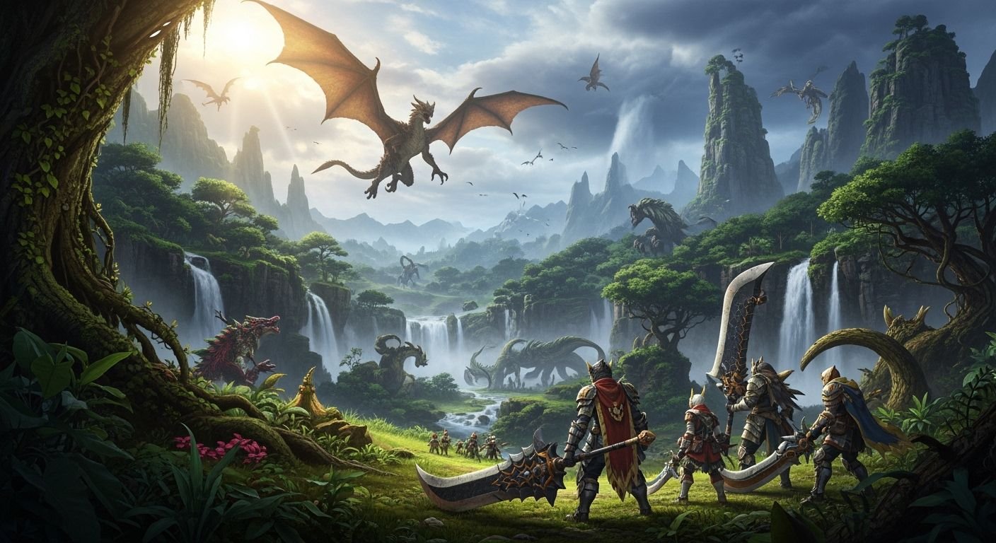 Monster hunter background image