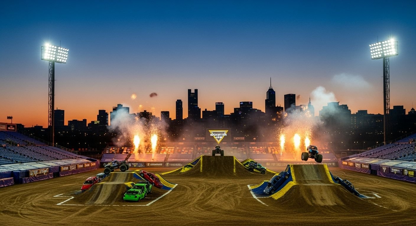 Monster jam background image
