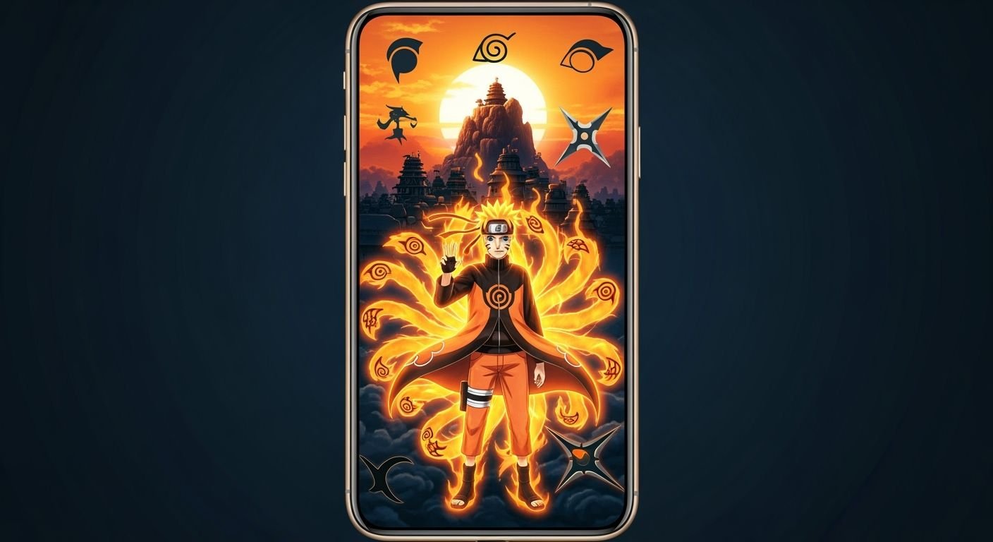 Naruto background iphone image 3