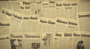 Newspaper background image