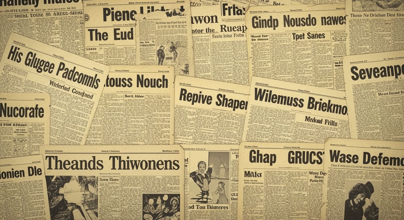 Newspaper background image