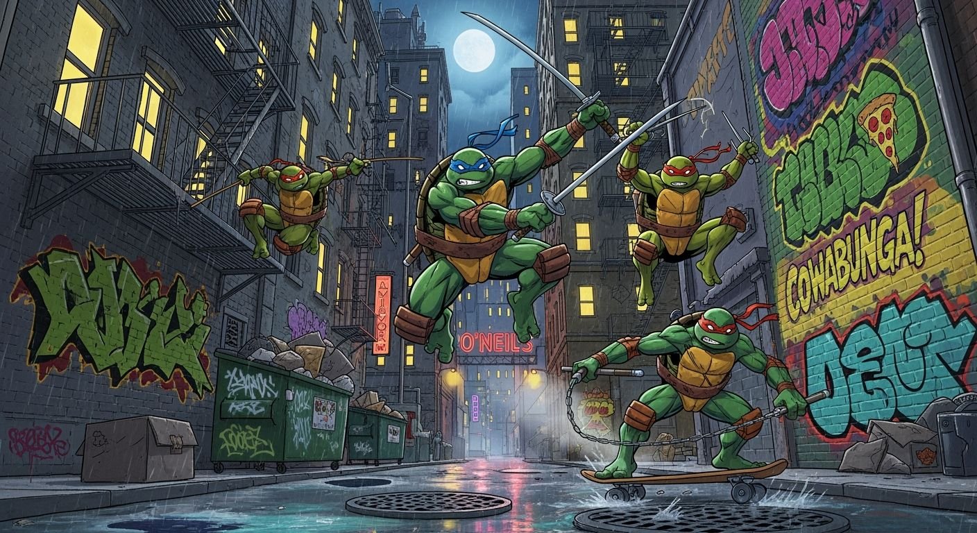 Ninja turtles background image 3