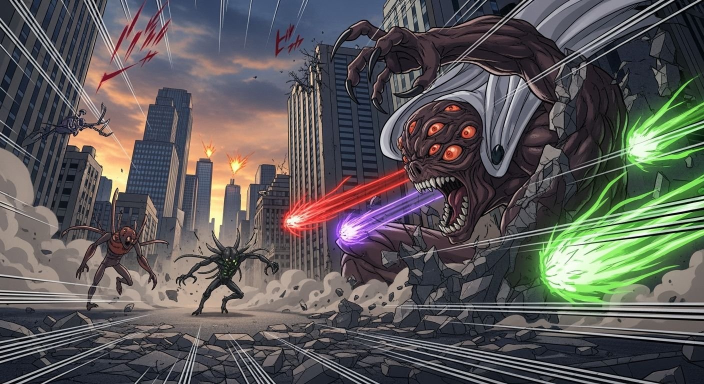 One punch man background image 10